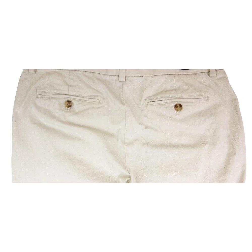 Vineyard Vines Men's Size W34 X L34 Khaki Tan Flat Front Straight Leg Pants